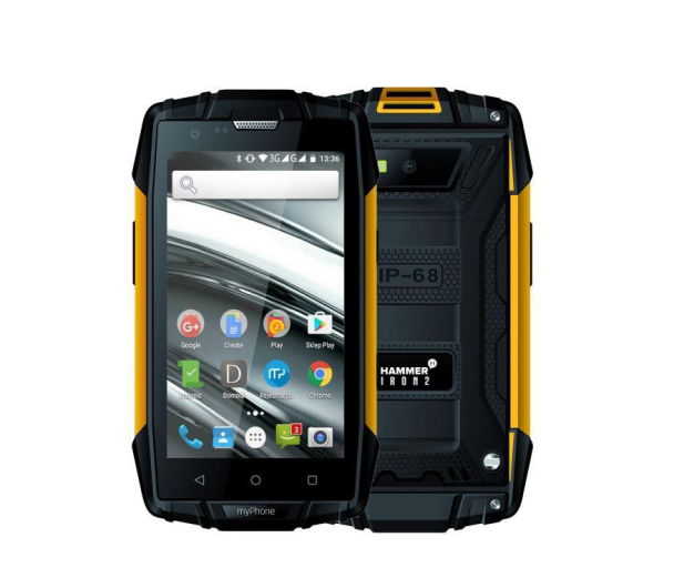 myPhone Hammer Iron 2 Dual SIM pomarańczowy - 322445 - zdjęcie